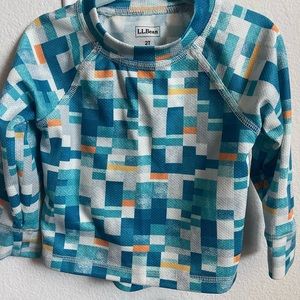 L.L Bean Toddlers' Wicked Warm Midweight Underwear Set, Print